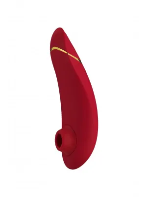 Tlakové stimulátory na klitoris - Womanizer Premium masážny strojček červená/gold - ct080933