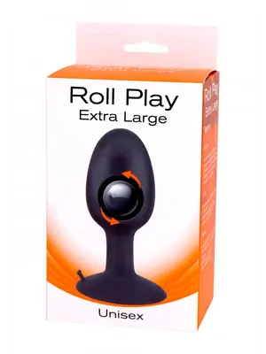 Nevibračné análne kolíky - Roll Play Análny kolík s rotačnou guličkou Extra Large - s25006