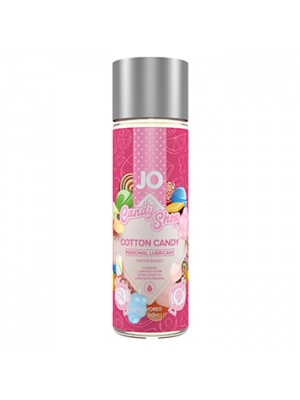 Lubrikačné gély s príchuťou alebo vôňou - JO CANDY SHOP lubrikačný gél 60ml - Cotton Candy - E27128