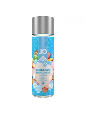 Lubrikačné gély s príchuťou alebo vôňou - JO CANDY SHOP lubrikačný gél 60 ml - Bubble Gum - E27129
