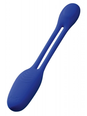 Párové vibrátory - BeauMents Flexxio - nielen párový vibrátor 5v1 modrý - 5944580000