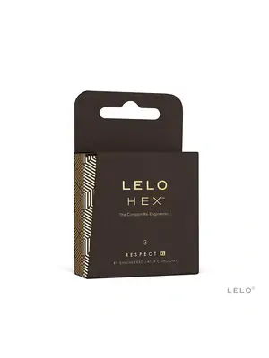 Štandardné kondómy - Lelo HEX respect XL kondómy 3 ks - LELO4573