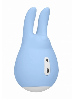 Vibrátory na klitoris - Loveline Love Bunny stimulátor na klitoris - modrý - shmLOV019BLU