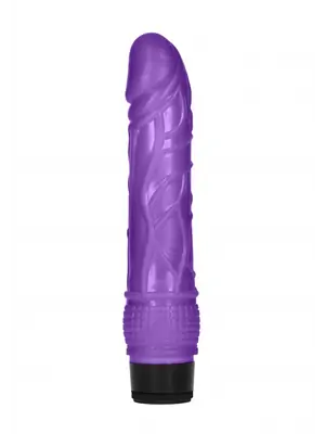 Realistické vibrátory - GC 8 Inch Thin realistické vibračné dildo - fialové - shmGC029PUR