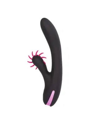 Vibrátory na klitoris - BOOM ClitRoll vibrátor na klitoris a bod-G čierny - BOM00104