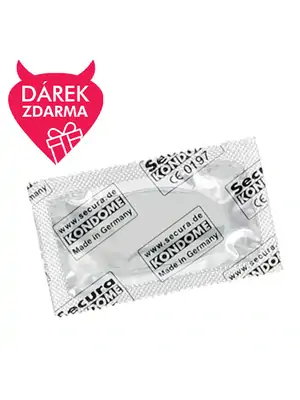Veľké balenia kondómov - BONUSOVÝ DARČEK Secura kondóm Transparent - 1 ks - bon-4153080000
