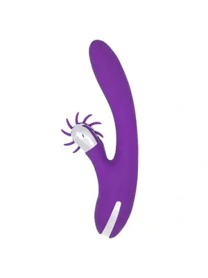 Vibrátory na klitoris - BOOM ClitRoll vibrátor na klitoris a bod-G fialový - BOM00105