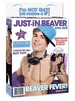 Nafukovací panáci - Justin Beaver nafukovací panák - hviezdna edícia - shmPD3582-00
