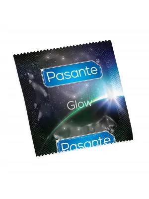 Svietiace kondómy - Pasante kondómy Glow - 1 ks - pasanteglow-ks