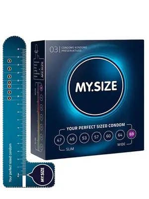 Extra veľké kondómy - My.Size kondómy 69 mm - 1 ks - 4117360000-ks