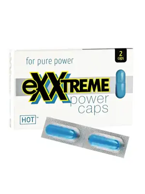 Povzbudenie libida - Hot Exxtreme Power Caps pre mužov - 2 tabl. - s90265