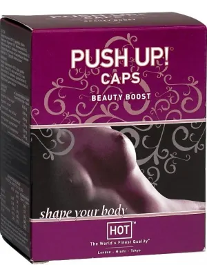 Spevnenie a lepšie prekrvenie poprsia - Hot Push Up! Tablety na spevnenie poprsia 90 ks - s90230
