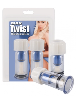Vákuové pumpy pre ženy - Max Twist Vákuové prísavky na bradavky nastaviteľné - 5218090000