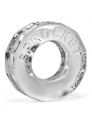 Erekčné krúžky nevibračné - Oxballs - Sprocket erekčný krúžok- transparentný - E29894