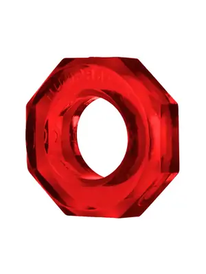 Erekčné krúžky nevibračné - Oxballs - Humpballs erekčný krúžok - červený - E29890