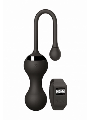 Vibračné vajíčka - Sexercise Inteligentné vibračné vajíčko - čierne - ShmSEX001BLK