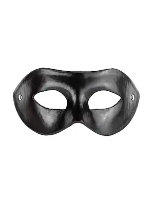 Masky, kukly a pásky cez oči - Ouch! Maska na oči - imitácia čiernej kože - ShmOUEP004