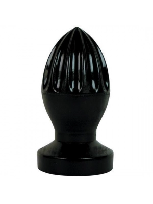 Nevibračné análne kolíky - All Black 12 cm análny kolík - ShmAB31