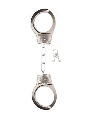 Erotické srandičky - ShotToys Handcuffs kovové putá na ruky - shmHH22530