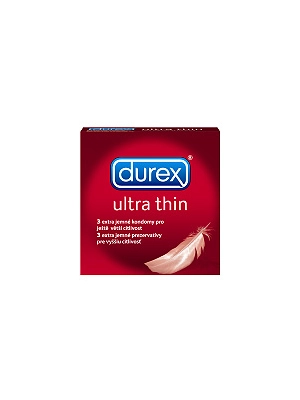 Ultra jemné a tenké kondómy - Durex Ultra Thin kondóm - 1 ks - Durexultrathin-ks