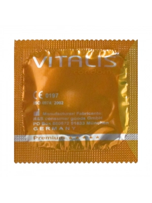 Kondómy s príchuťou - Vitalis kondómy Kokos - 1 ks - vitaliscoco-ks