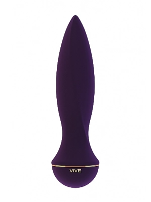 Vibračné análne kolíky - VIVE Aki Purple - dobíjací vibrátor - VIVE002PUR