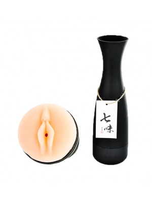 Vagíny - vibračné - BOOM Japanise Bottle of Wine - vibračná umelá vagína - BOM00043