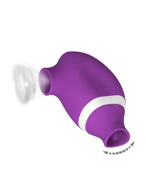 Tlakové stimulátory na klitoris - BASIC X duálny podtlakový stimulátor 2v1 fialový - BSC00153pur