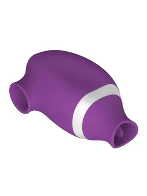 Vibrátory na klitoris - BASIC X duálny podtlakový stimulátor 2v1 fialový - BSC00153pur