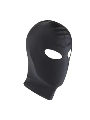 BDSM doplnky - BASIC X maska na tvár s otvormi na oči čierna - BSC00165