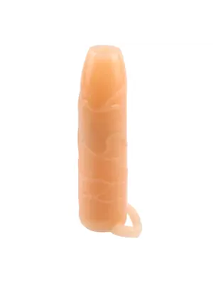 Návleky na penis - SuperMe návlek na penis s otvorenou špičkou telový - CH015skn