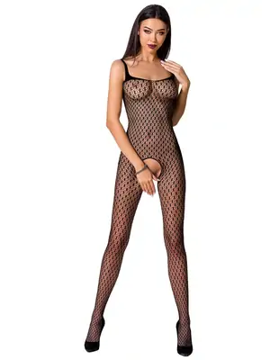 Bodystocking a catsuit - Passion Catsuit Annie čierny - BS071BLACK
