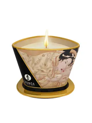 Masážne sviečky - SHUNGA - masážna sviečka s vôňou vanilky 170 ml - v274501
