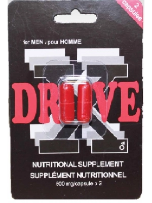 Afrodiziaká - Drive-X tablety pre mužov 2 ks - DriveX