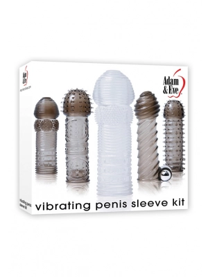 Návleky na penis - Adam and Eve Sada vibračných návlekov na penis - v840084