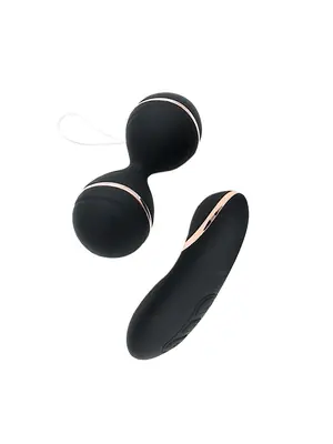 Venušine guličky - Rimba Ibiza vibračný set čierny - rmb2540