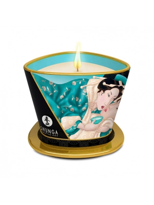 Masážne sviečky - SHUNGA - masážna sviečka s vôňou exotických kvetov 170ml - E29714