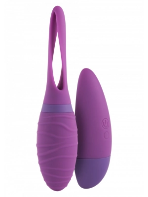 Vibračné vajíčka - Helix vibračné vajíčko na diaľkové ovládanie fialové - s10380purple
