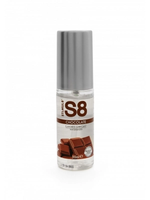 Lubrikačné gély s príchuťou alebo vôňou - S8 čokoláda lubrikačný gél na vodnej báze 50 ml - s97406chocolate