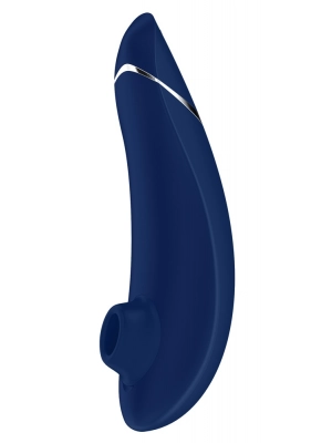 Tlakové stimulátory na klitoris - Womanizer Premium masážny strojček blue/chrome - ct082738