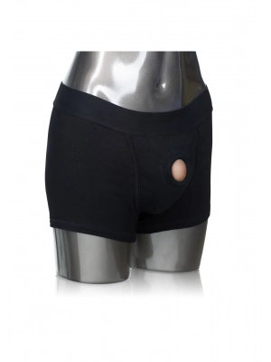 Nasadzovacie penisy, strap-on - CalExotics boxerky Strap-on/spodné prádlo pre packer - s13486lxl - L/XL