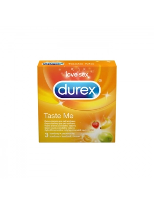 Kondomy Durex - DUREX kondómy Taste Me 3 ks - durex-TasteMe-3ks
