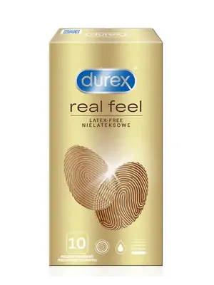 Kondómy bez latexu - DUREX kondómy Real Feel 10 ks - durex-RealFeel-10ks