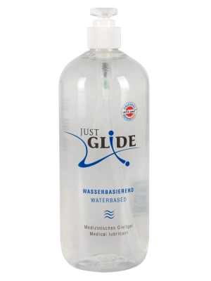 Lubrikačné gély na vodnej báze - Just Glide lubrikačný gél 1000 ml - 6100620000