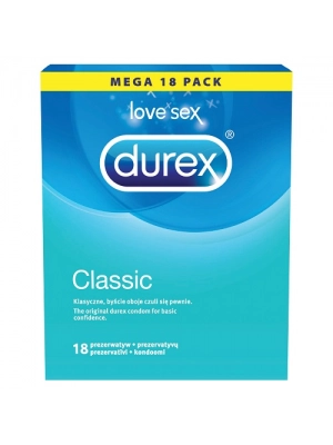 Štandardné kondómy - DUREX kondómy Classic 18 ks - durex-classic-18ks