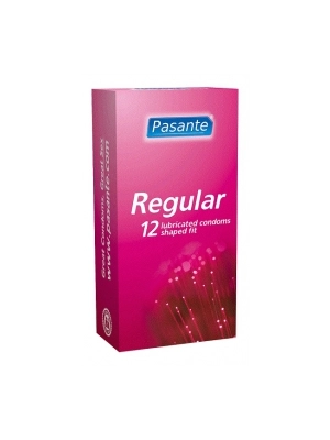 Kondómy s extra lubrikáciou - Pasante kondómy Regular - 12 ks - pasanteRegular-12ks