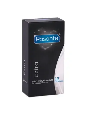 Extra bezpečné a zosilnené kondómy - Pasante zosilnené kondómy Extra 12 ks - pasanteExtra-12ks
