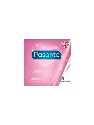 Ultra jemné a tenké kondómy - Pasante kondómy Sensitive 3 ks - pasanteSensitive-3ks