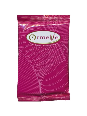 Špeciálne kondómy - Ormelle Female kondómy dámske 1 ks - ormelleFemaleLatex-1ks