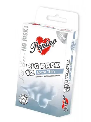 Ultra jemné a tenké kondómy - Pepino kondómy Extra Thin - 12 ks - 8592442900380